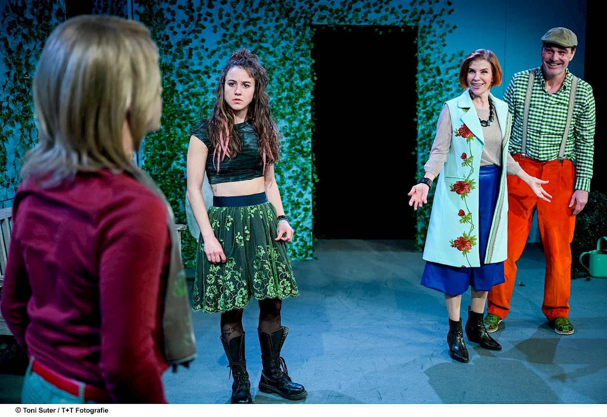 Dinge, die ich sicher weiss, Theater Kanton Zürich, Katharina von Bock, Michael von Burg,  Mia Lüscher, Pit-Arne Pietz | Toni Suter